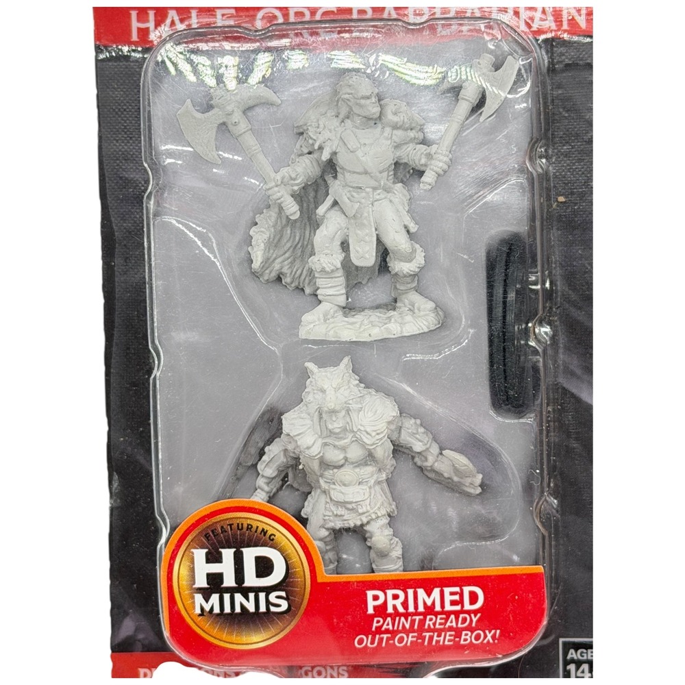 WizKids Dungeons Dragons Nolzur's Marvelous Miniatures Half Orc Barbarian Druid - Picture 2 of 4